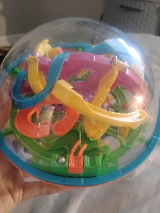 Other - Colorful 3D Puzzle Sphere Maze Ball - Multicolor
